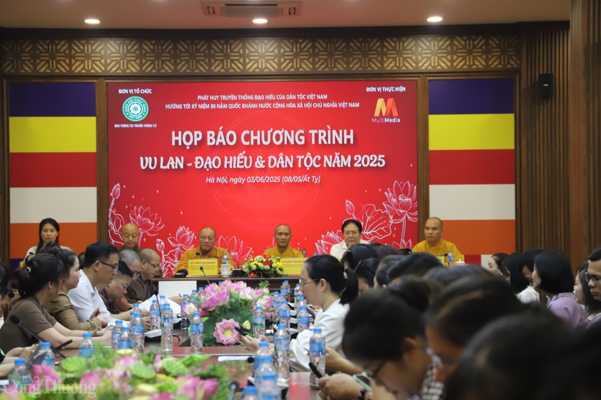 Họp báo Chương trình Vu Lan - Đạo Hiếu và Dân tộc năm 2025