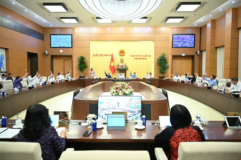 Ủy ban Thường vụ Quốc hội biểu quyết Ủy ban Thường vụ Quốc hội biểu quyết