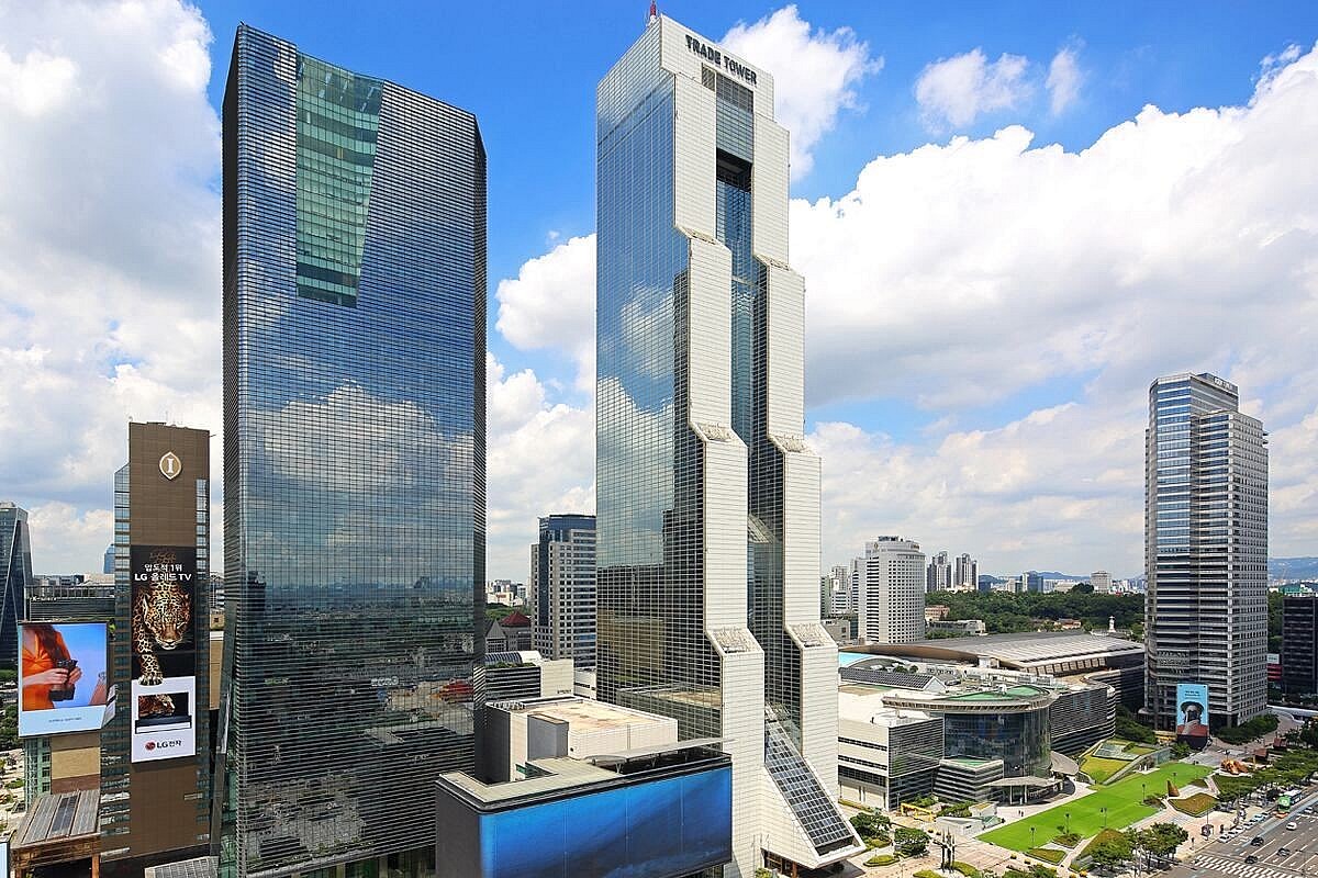 Biểu tượng của Hiệp hội Thương Mại Hàn Quốc (KITA) – Trade Tower. (Ảnh: KITA) Biểu tượng của Hiệp hội Thương Mại Hàn Quốc (KITA) – Trade Tower. (Ảnh: KITA)