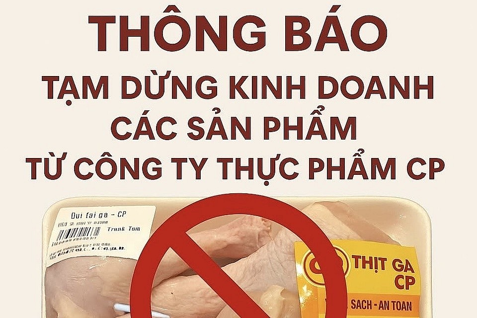 Một số đơn vị phân phối thông báo tạm dừng tiêu thụ sản phẩm