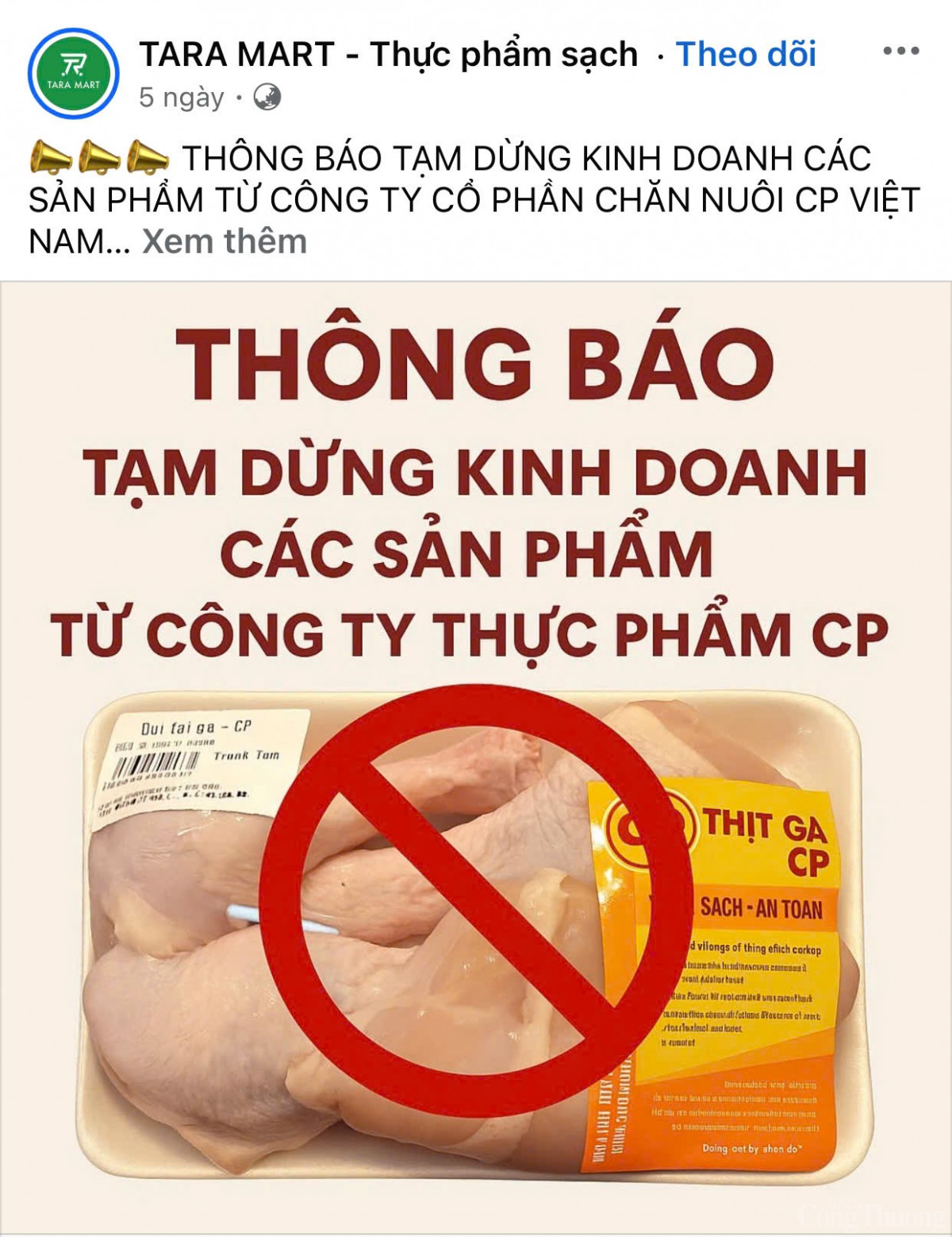 Sau vụ tố, người mua dè dặt với thực phẩm C.P