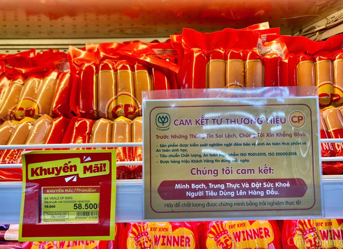 Sau vụ tố, người mua dè dặt với thực phẩm C.P