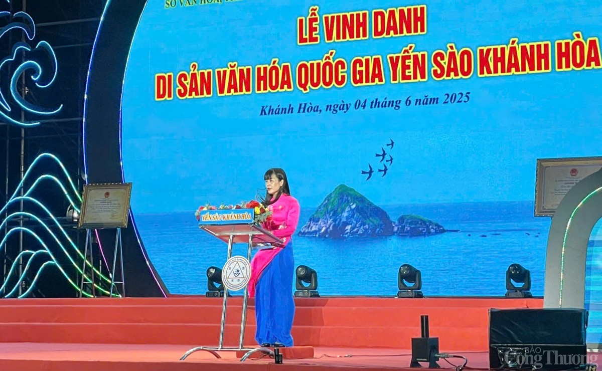 Vinh danh Di sản Văn hóa Quốc gia Yến sào Khánh Hòa Vinh danh Di sản Văn hóa Quốc gia Yến sào Khánh Hòa