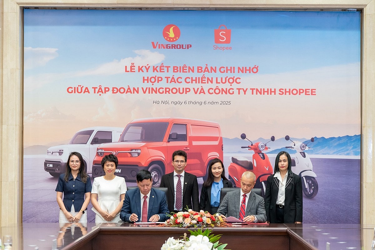 Vingroup và Shopee hợp tác phát triển hạ tầng thương mại điện