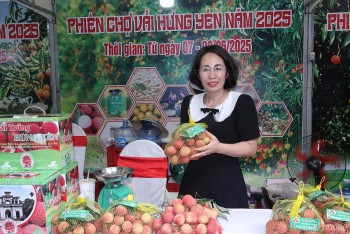 Hưng Yên: Khai mạc phiên chợ vải cùng nhiều sản phẩm OCOP