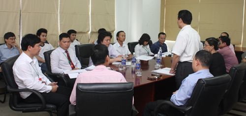 Tại buổi làm việc với cư dân CT3, chủ đầu tư đã không giải thích được cách tính diện tích căn hộ có bao gồm cột kèo hay không