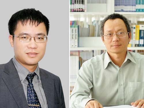 Ông Dương Dũng Triều (trái) và ông Nguyễn Khắc Thành (phải) sẽ là hai tân Phó tổng giám đốc của FPT