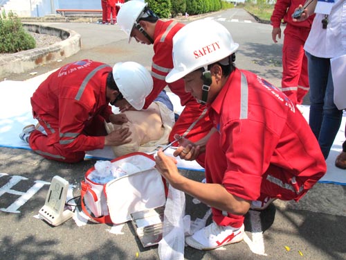 PV Power tổ chức hội thao phòng chống cháy nổ