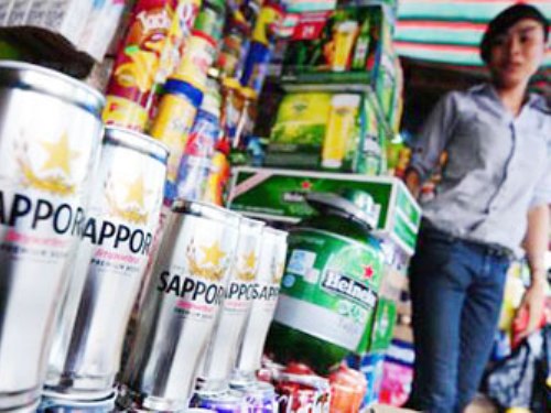 Bia ngoại đã xuất hiện rất nhiều tại thị trường Việt Nam.