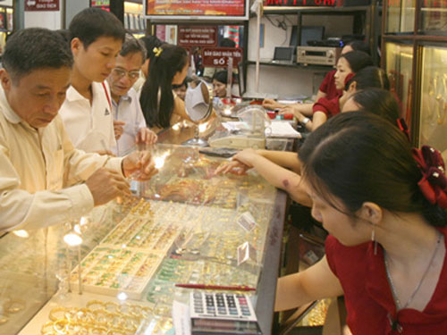 Nhu cầu vàng đang giảm.