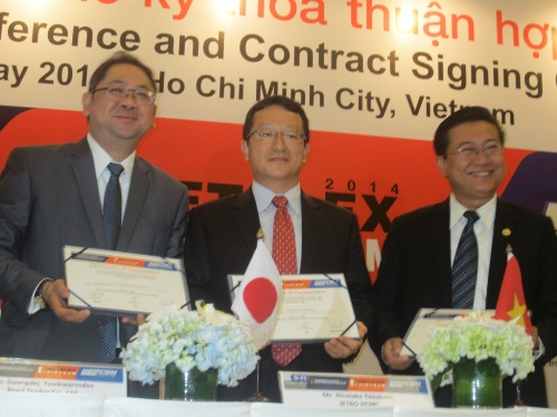 JETRRO, ITPC và Công ty Reed Tradex ký kết hợp tác triển lãm ngành công nghiệp hỗ trợ năm 2014 tại TP.HCM.