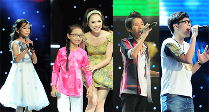 The Voice nhí: Vợ chồng Lưu Hương Giang cực lợi hại