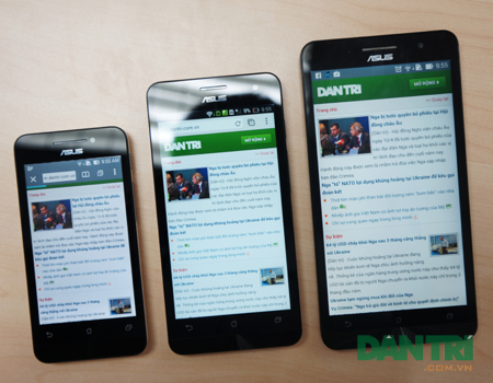 Cận cảnh bộ ba Zenfone sắp bán tại Việt Nam