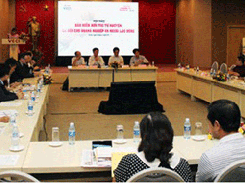 Hội thảo “Bảo hiểm hưu trí tự nguyện: Cơ hội cho doanh nghiệp và người lao động”.