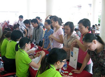 Ngày hội việc làm giúp cho sinh viên mới ra trường có thể tiếp cận cơ hội việc làm tốt tại Big C.