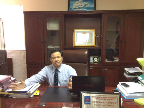Ông Phạm Cương- Chủ tịch kiêm Giám đốc PV POWER RE.