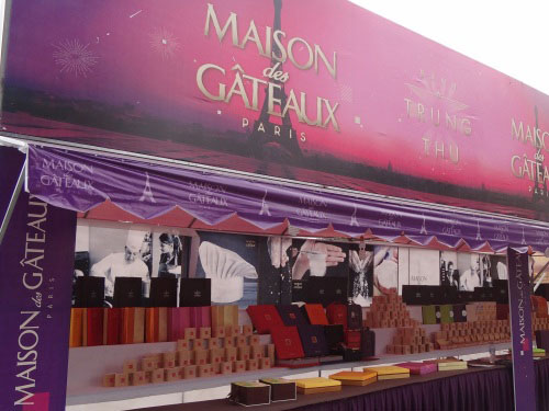 Gian hàng của hãng bánh Maison des Gâteaux.