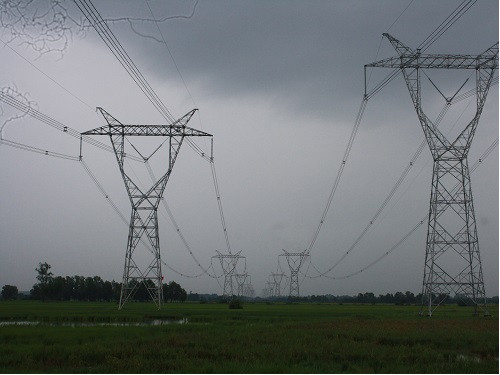 ĐD 500 kV đoạn qua khu vực huyện Củ Chi