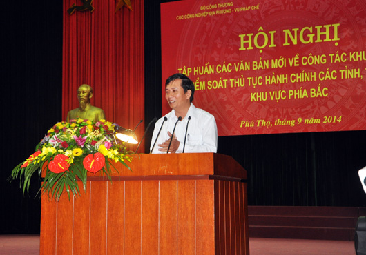 Ông Phan Văn Bản- Phó cục trưởng Cục Công nghiệp địa phương- đánh giá rất cao sự nhiệt tình tham gia của các đại biểu.