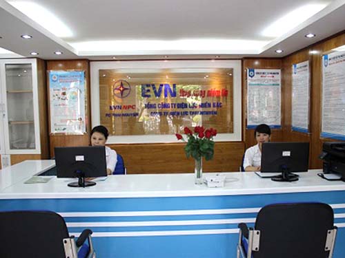 Phòng giao dịch khách hàng kiểu mẫu của PC Thái Nguyên