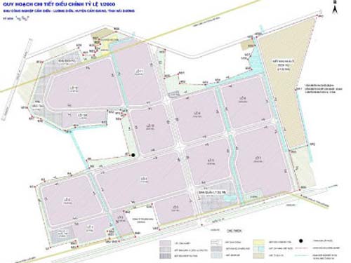 Quy hoạch chi tiết KCN Cẩm Điền - Lương Điền