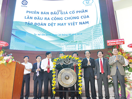 Vinatex đấu giá cổ phiếu thu về 1.216 tỷ đồng