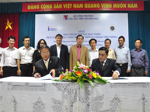 Lễ ký Thỏa thuận hợp tác giữa INTEC và VNPV