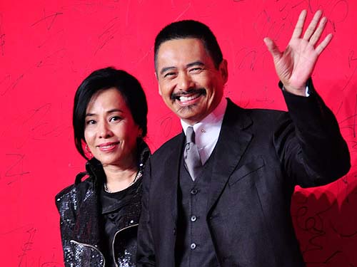 Vợ chồng tài tử Châu Nhuận Phát, Trần Oải Liên. 