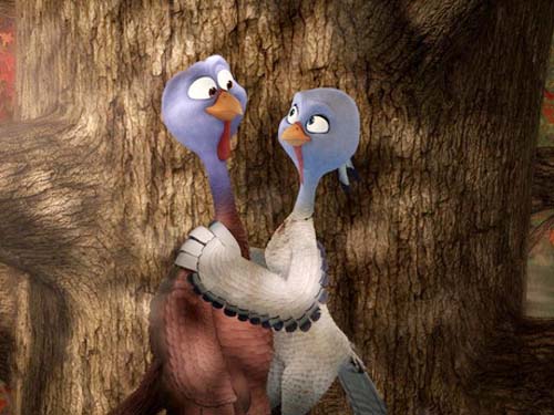 Hai nhân vật của "Free Birds"