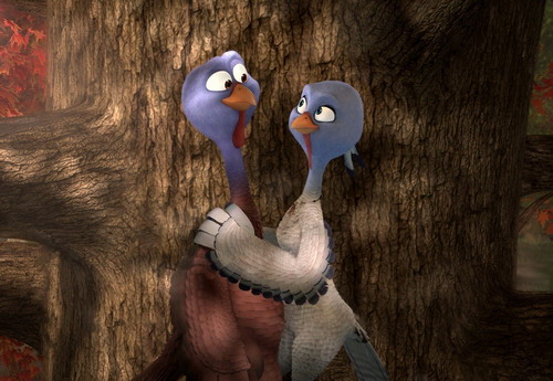 Hai nhân vật chính của "Free Birds". Ảnh: Relativity Media.