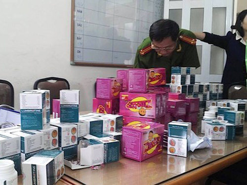 Số hàng hoá bị bắt quả tang đưa đi tiêu thụ
