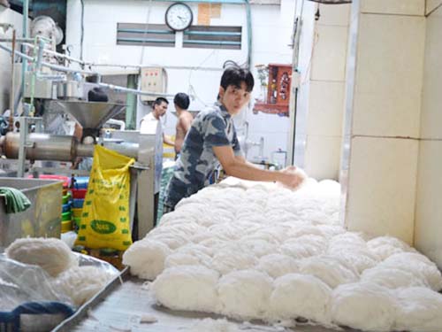 Bún sản xuất công nghiệp được thị trường đón nhận