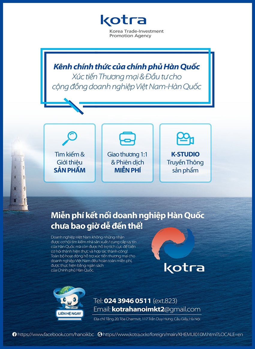Hơn 18 đoàn doanh nghiệp Việt Nam - Hàn Quốc được kết nối giao thương trực tuyến Hơn 18 đoàn doanh nghiệp Việt Nam - Hàn Quốc được kết nối giao thương trực tuyến