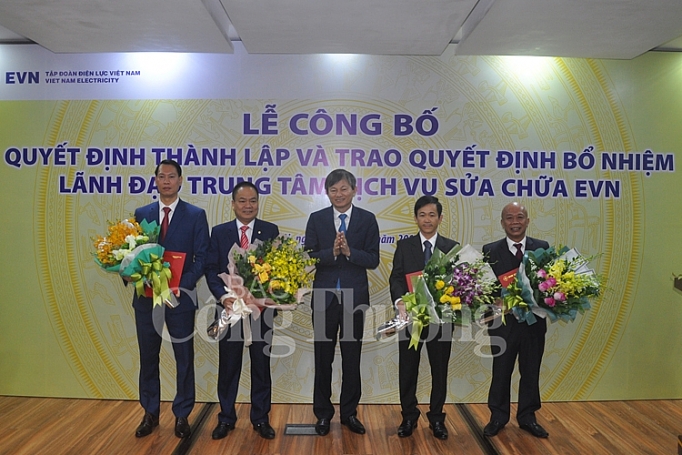 evn chinh thuc ra mat trung tam dich vu sua chua dien