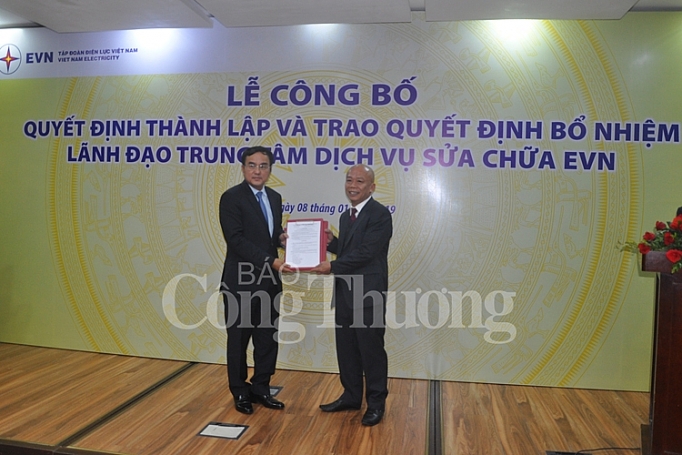 evn chinh thuc ra mat trung tam dich vu sua chua dien