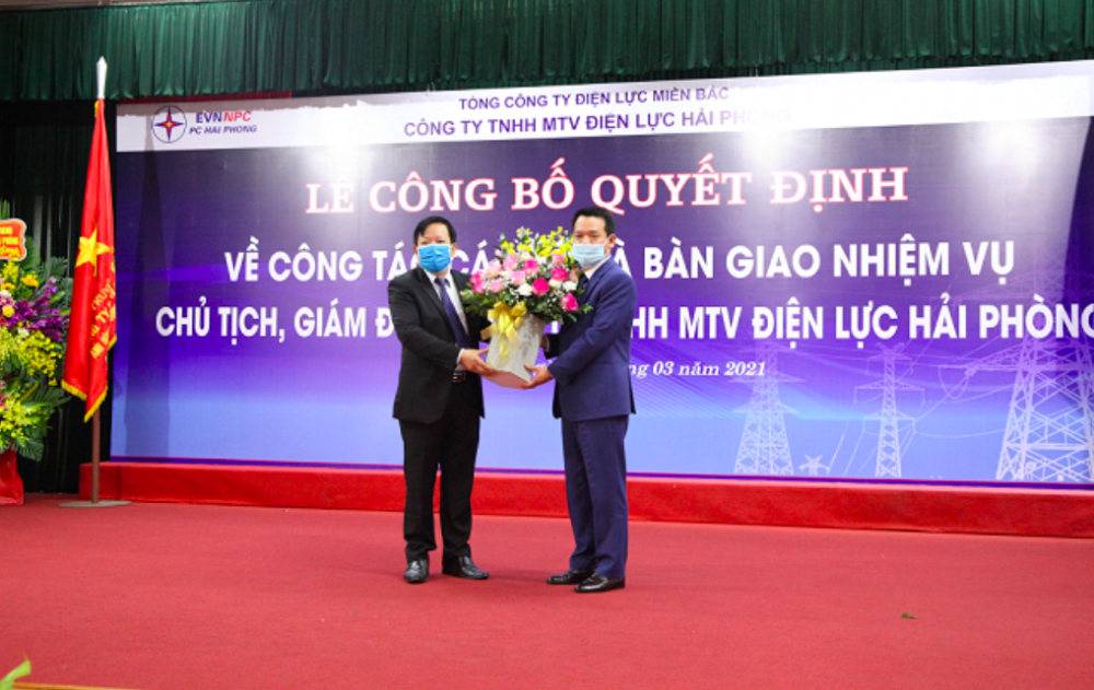 EVNNPC bổ nhiệm Chủ tịch kiêm giám đốc PC Hải Phòng EVNNPC bổ nhiệm Chủ tịch kiêm giám đốc PC Hải Phòng