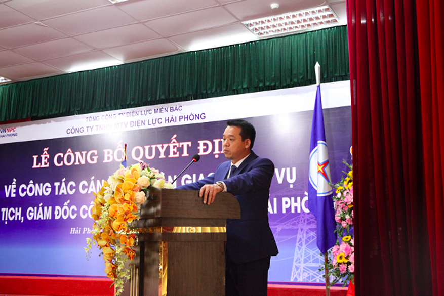 EVNNPC bổ nhiệm Chủ tịch kiêm giám đốc PC Hải Phòng EVNNPC bổ nhiệm Chủ tịch kiêm giám đốc PC Hải Phòng