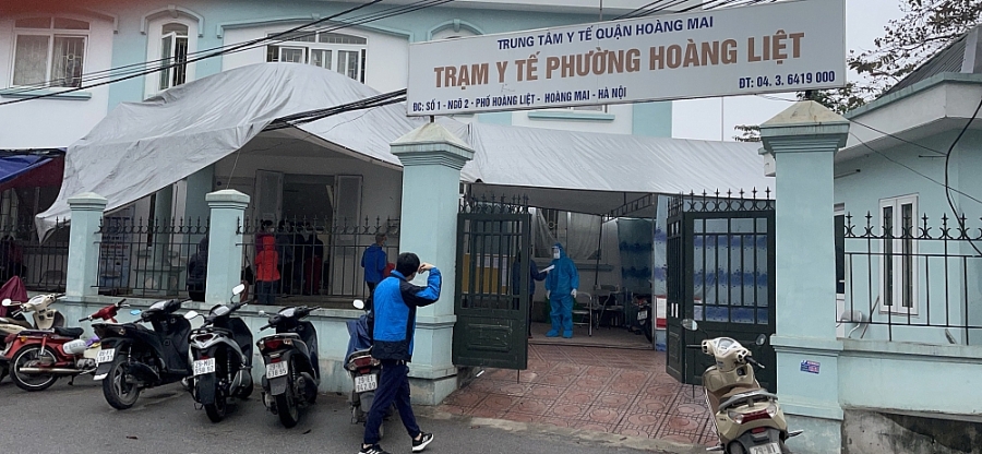 Ghi nhận công tác phòng chống dịch ở Hoàng Mai Ghi nhận công tác phòng chống dịch ở Hoàng Mai