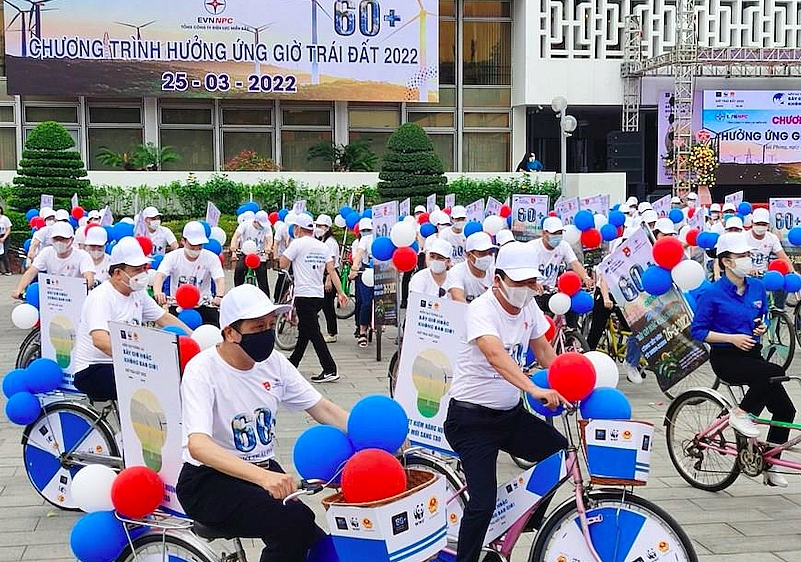 EVNNPC lan toả chiến dịch Giờ Trái đất 2022 EVNNPC lan toả chiến dịch Giờ Trái đất 2022