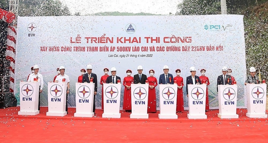 Khởi công xây dựng Trạm biến áp 500kV Lào Cai và các đường dây 220kV đấu nối Khởi công xây dựng Trạm biến áp 500kV Lào Cai và các đường dây 220kV đấu nối