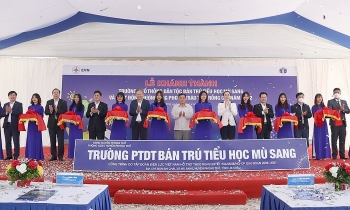 Lai Châu: Khánh thành trường tiểu học bán trú Mù Sang