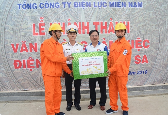 Đã có trụ sở điện lực ở Trường Sa da co tru so dien luc o truong sa