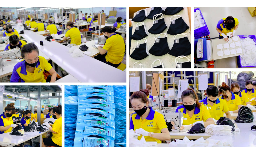 khau trang vai khang khuan dony duoc xuat khau sang my va chau au