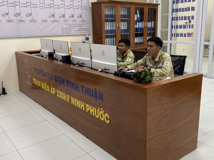 cpmb dong dien tba 220kv ninh phuoc va duong day dau noi