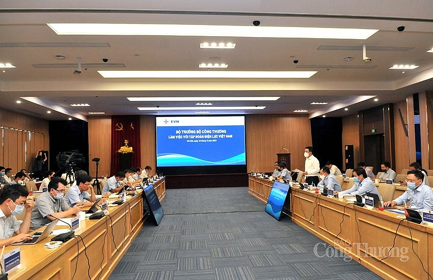 Bộ trưởng Bộ Công Thương Nguyễn Hồng Diên làm việc với Tập đoàn Điện lực Việt Nam Bộ trưởng Bộ Công Thương Nguyễn Hồng Diên làm việc với Tập đoàn Điện lực Việt Nam