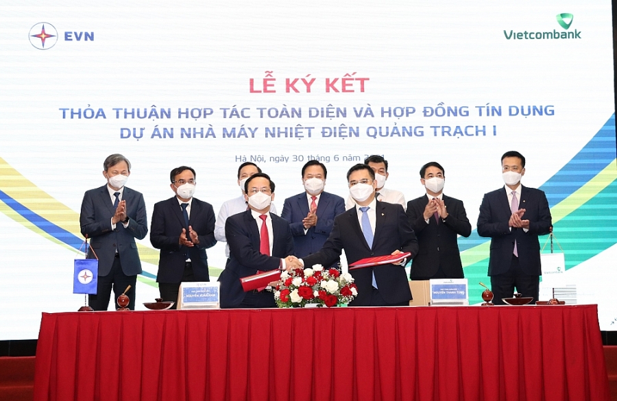 EVN vay Vietcombank ký thoả thuận vốn cho nhiệt điện Quảng Trạch I EVN vay Vietcombank ký thoả thuận vốn cho nhiệt điện Quảng Trạch I