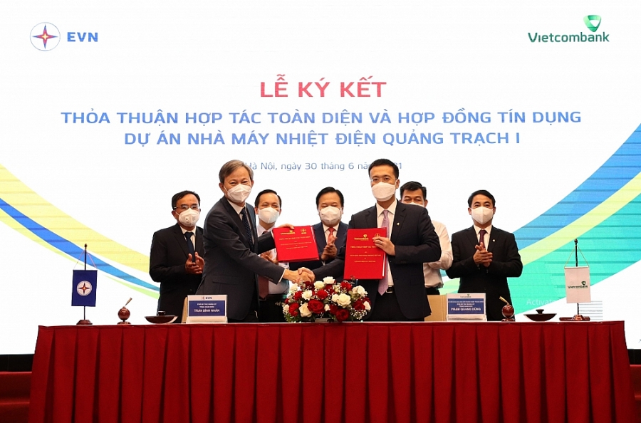 EVN vay Vietcombank ký thoả thuận vốn cho nhiệt điện Quảng Trạch I EVN vay Vietcombank ký thoả thuận vốn cho nhiệt điện Quảng Trạch I