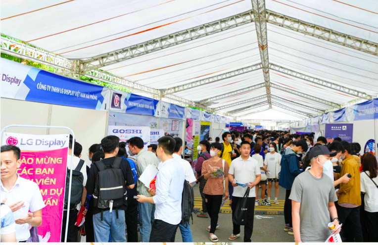 8.500 cơ hội việc làm cho sinh viên tại ngày Hội việc làm năm 2022 8.500 cơ hội việc làm cho sinh viên tại ngày Hội việc làm năm 2022