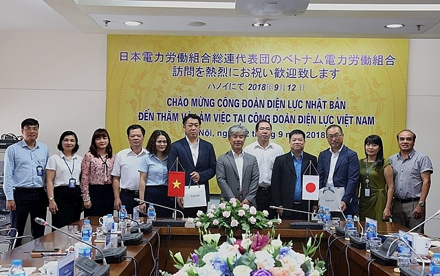 Công đoàn Điện lực Việt Nam- Nhật Bản: Tăng cường mối quan hệ hợp tác cong doan dien luc viet nam nhat ban tang cuong moi quan he hop tac