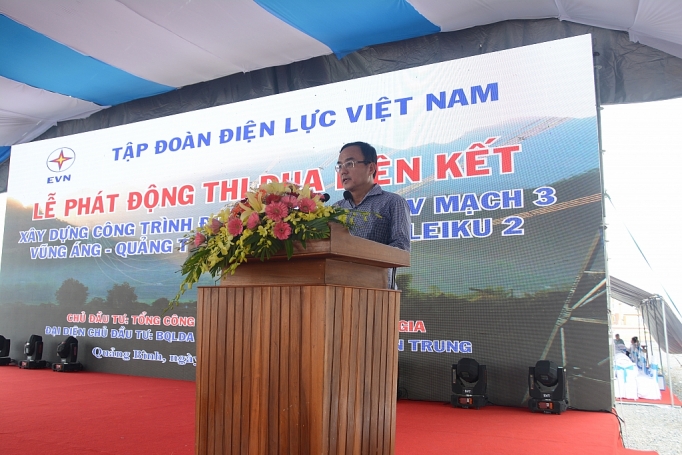 Phó Thủ tướng Trịnh Đình Dũng phát động thi đua liên kết thi công xây dựng các công trình đường dây 500 kV (mạch 3) pho thu tuong trinh dinh dung phat dong thi dua lien ket thi cong xay dung cac cong trinh duong day 500 kv mach 3